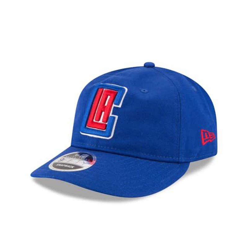 NBA Los Angeles Clippers Team Choice Retro Crown 9Fifty Snapback (WNI1764) - Blue New Era Caps